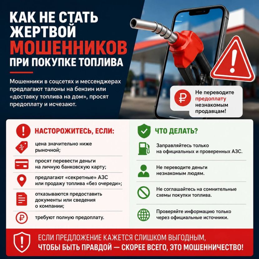 Как не стать жертвой мошенников при покупке топлива Как не стать жертвой мошенников при покупке топлива