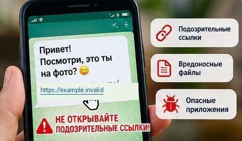 Прислали подозрительную ссылку или файл? Прислали подозрительную ссылку или файл?